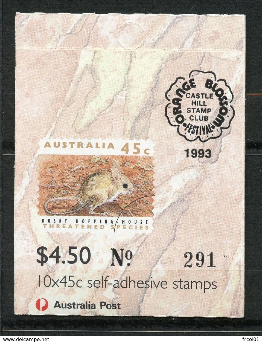 Australia, Yvert Carnet1249b, Scott 1246b, SG SB78a, Overprinted Blossom 93, 2 Koalas, MNH - Carnets