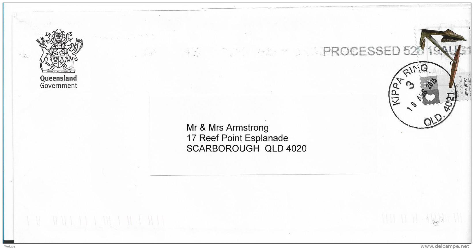 Aus455a / AUSTRALIEN -  Anker 2015 (ancla, Anchor,ancre) - Lettres & Documents