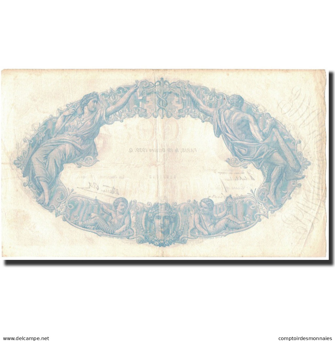 France, 500 Francs, 1939-10-19, TTB, Fayette:31.44, KM:88c - 500 F 1888-1940 ''Bleu Et Rose''