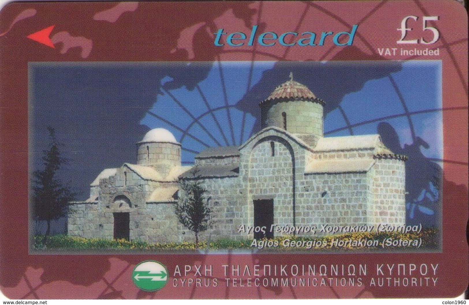 TARJETA TELEFONICA DE CHIPRE. 25CYPG (161). - Cyprus