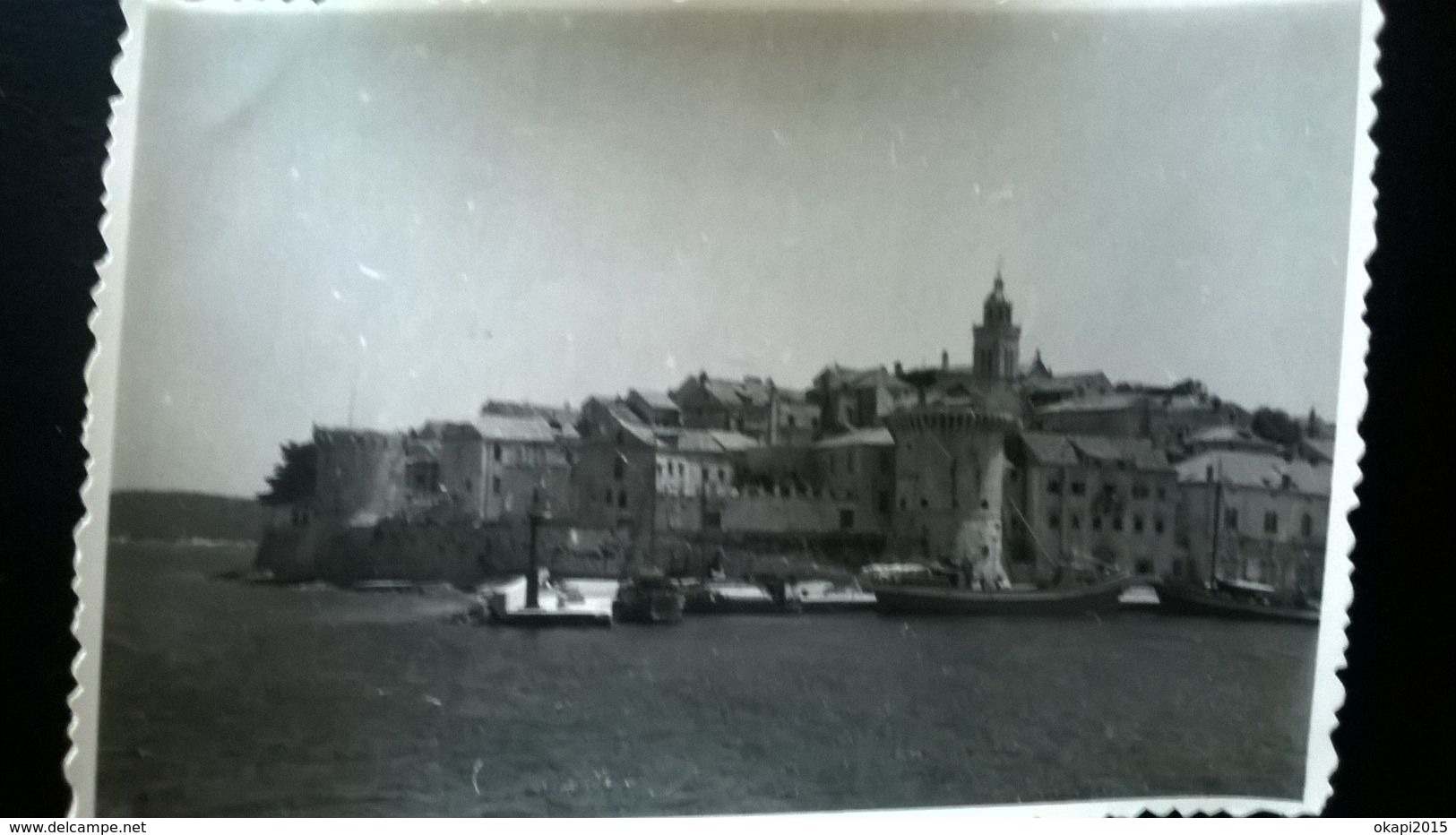 DUBROVNIK ZADAR KORCULA CROATIE EUROPE LOT 24 PHOTOS ORIGINALES EN NOIR - BLANC ANNÉES 1940 - 1950