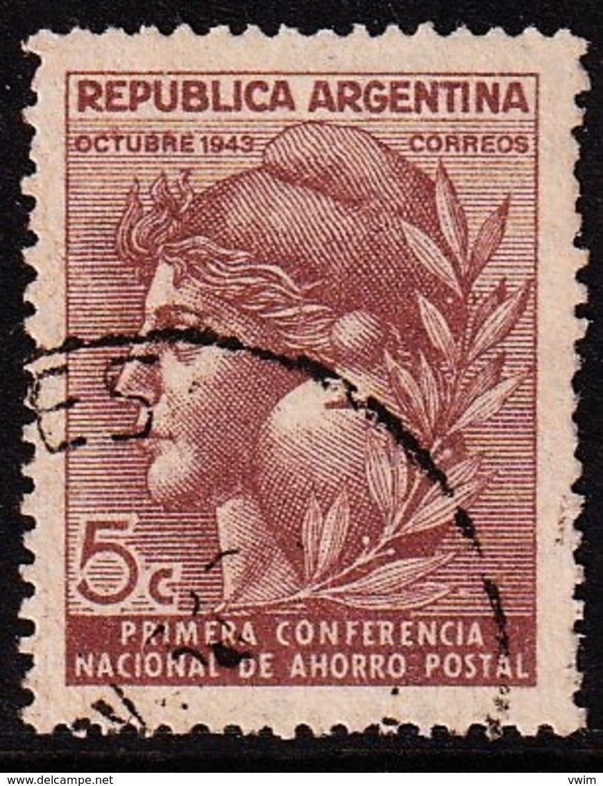 ARGENTINIË -   1943- YT. Nr. 429  - POSTCONFERENTIE - Gebruikt/used/oblit/ Gebraucht  - ° - Oblitérés