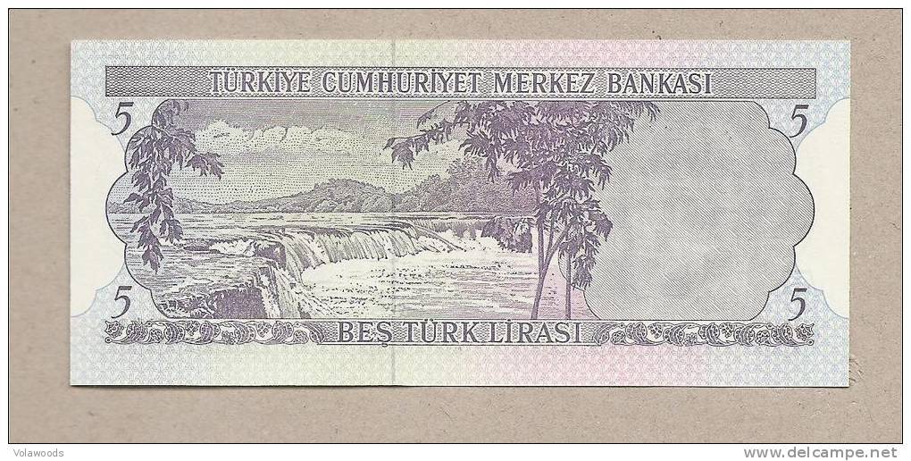 Turchia - Banconota Non Circolata FdS Da 5 Lire P-185 - 1970 - Turchia