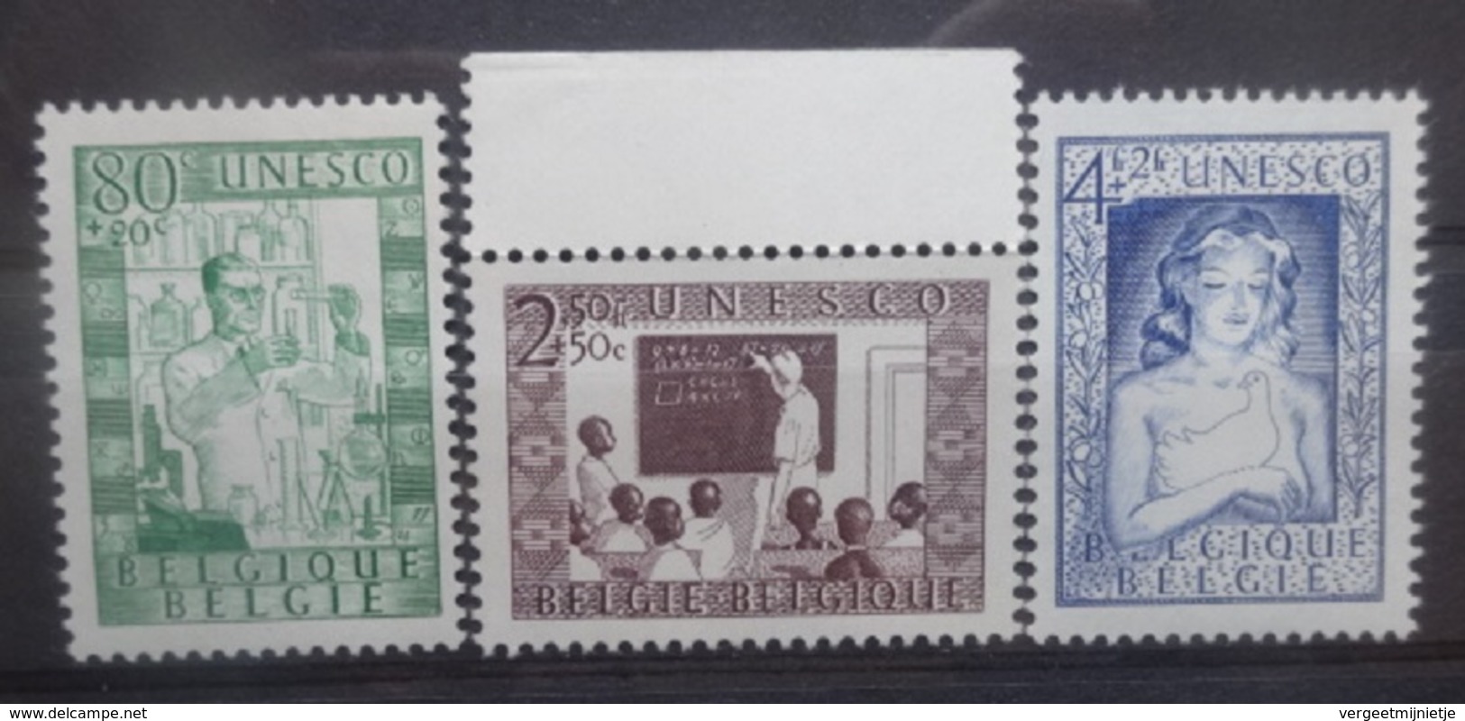 BELGIE 1951    Nr. 842 - 844    Postfris **   CW  25,00 - Ongebruikt