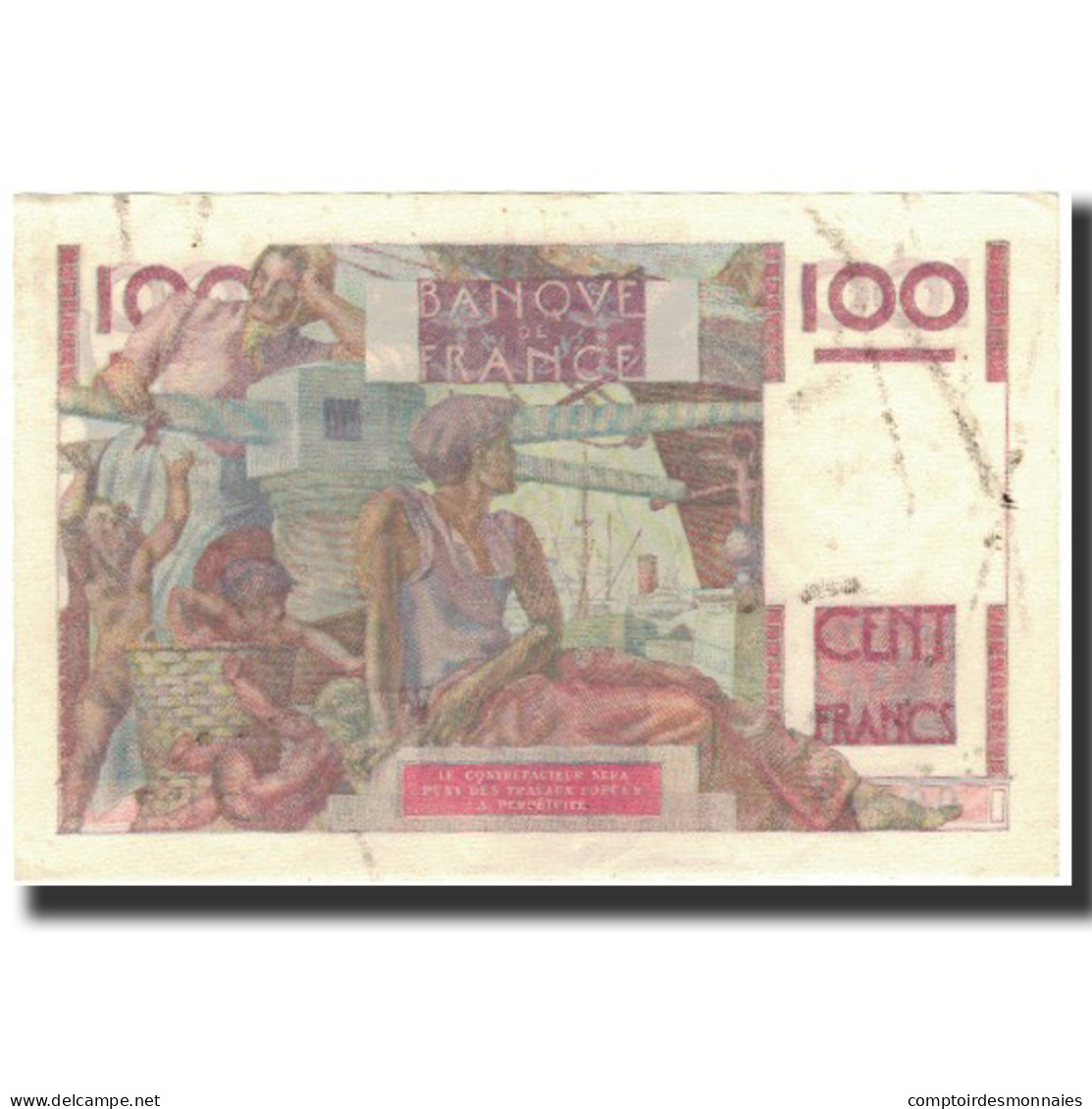 France, 100 Francs, 1946-10-31, TTB+, Fayette:28.10, KM:128a - 100 F 1945-1954 ''Jeune Paysan''