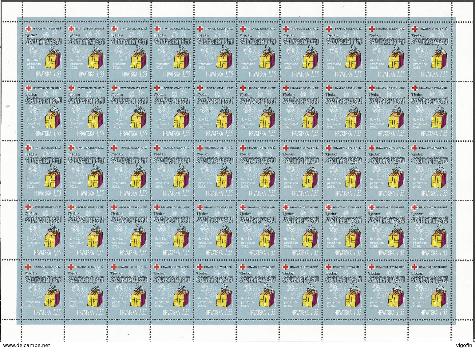 HR 2016-ZZ145 RED CROSS-SOLIDARNOST, HRVATSKA CROATIA, SHEET, MNH - Rotes Kreuz