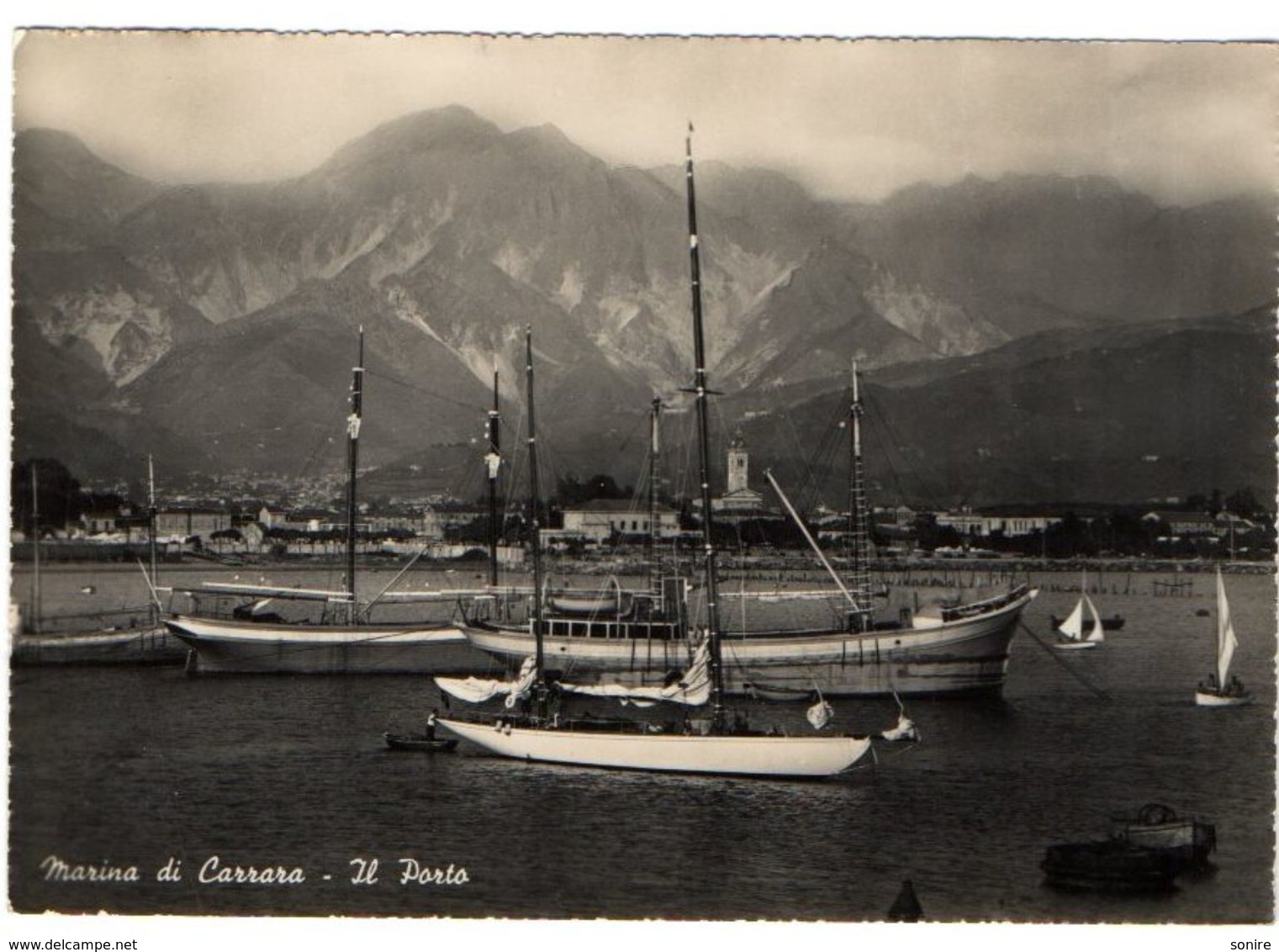 MARINA DI CARRARA - IL PORTO - ED.PAGLINI VERA FOTO - VG 1950 FG - C627 - Carrara