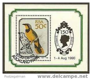 SOUTH AFRICA 1990 CTO Block 25 Birds  #5373 - Other & Unclassified