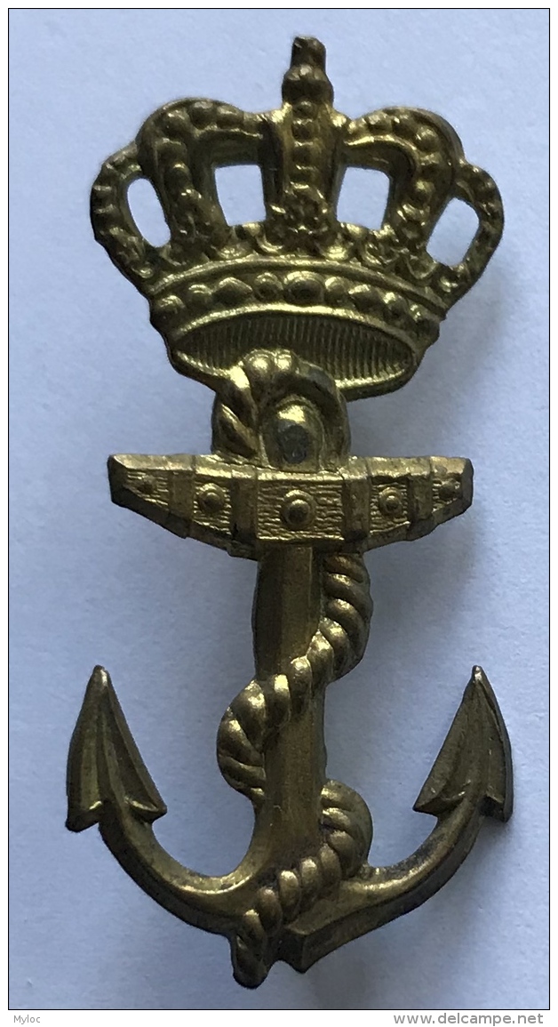 Badge. Ecusson. Militaria. Marine Belge. - Marine