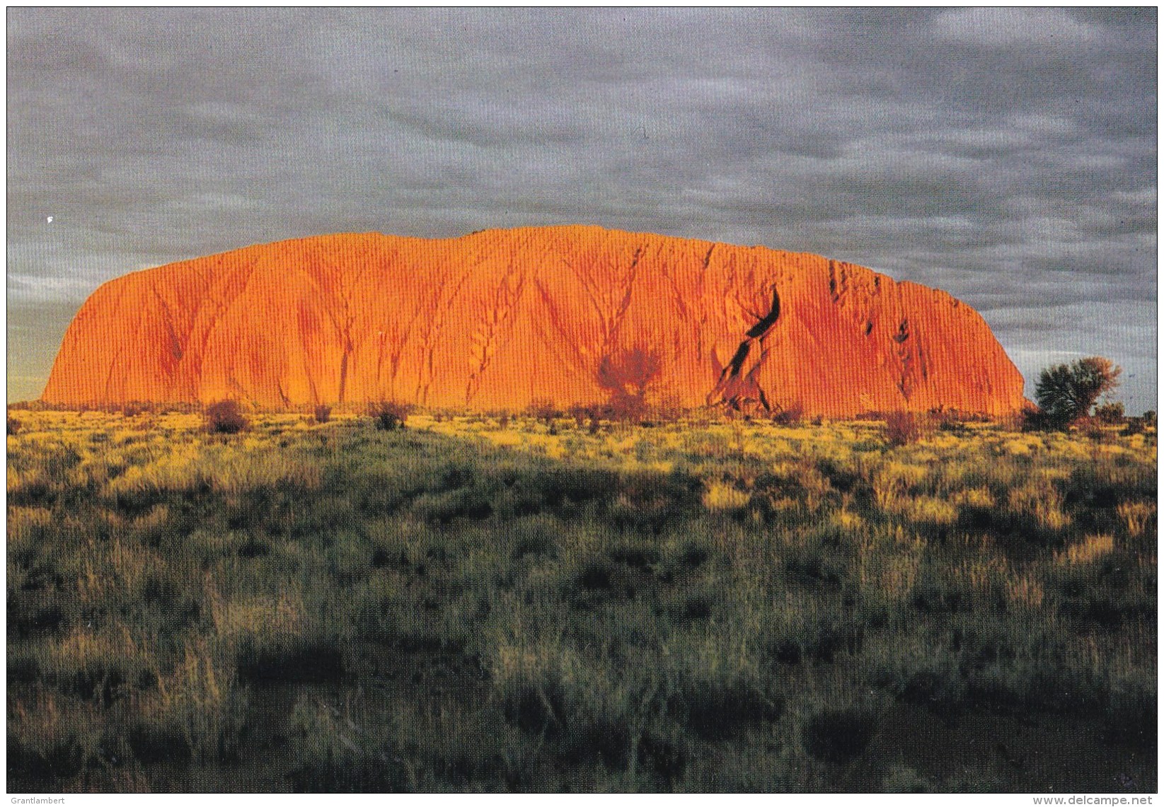 Australia - Ayers Rock At Sunset Unused - Uluru & The Olgas