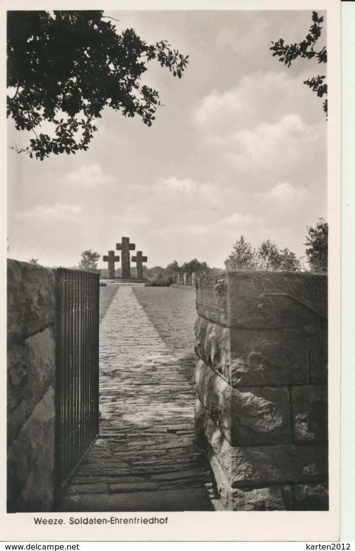 AK Weeze, "Ehrenfriedhof" 1955 - Sonstige & Ohne Zuordnung