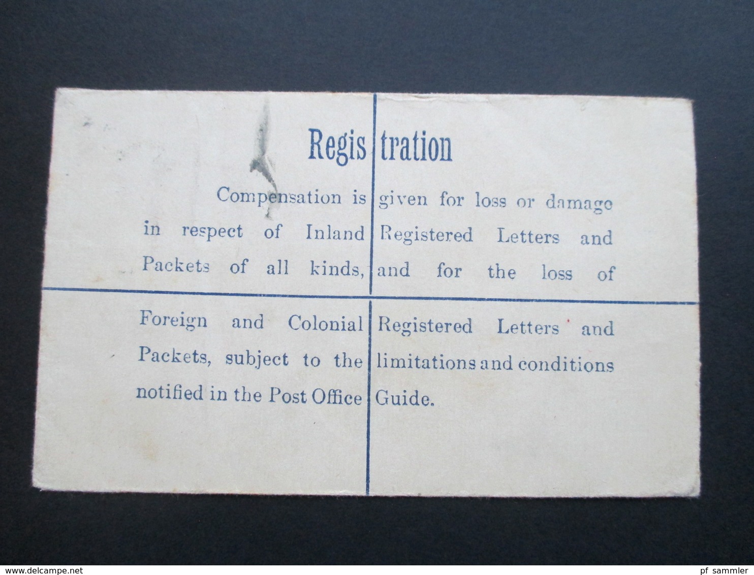 GB 1924 Registered Letter R No. 230 Newcastle On Tyne 13. An Rev. Richtmann In Liverpool. - Lettres & Documents