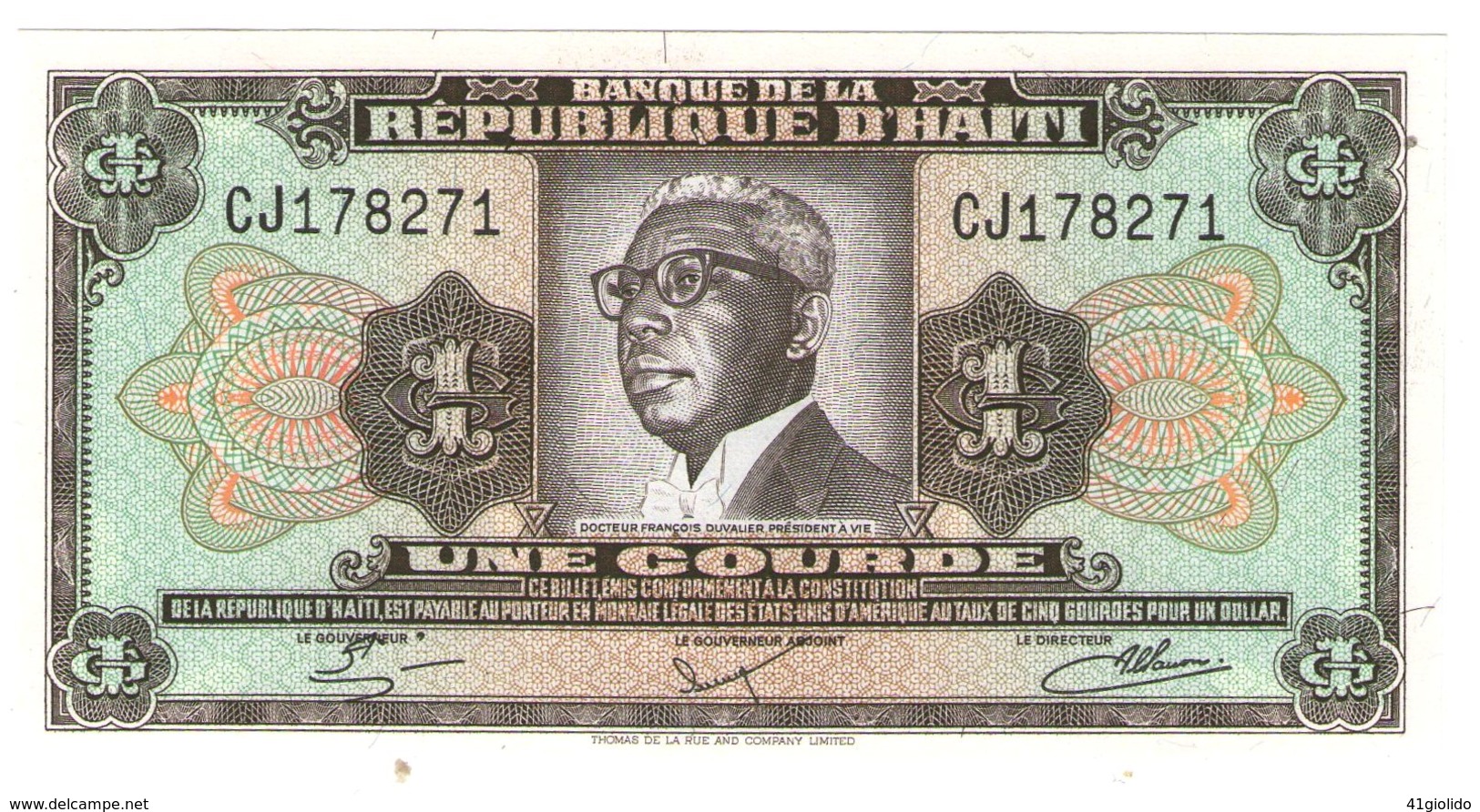 Haiti 1 Gourde 1964 - Haiti