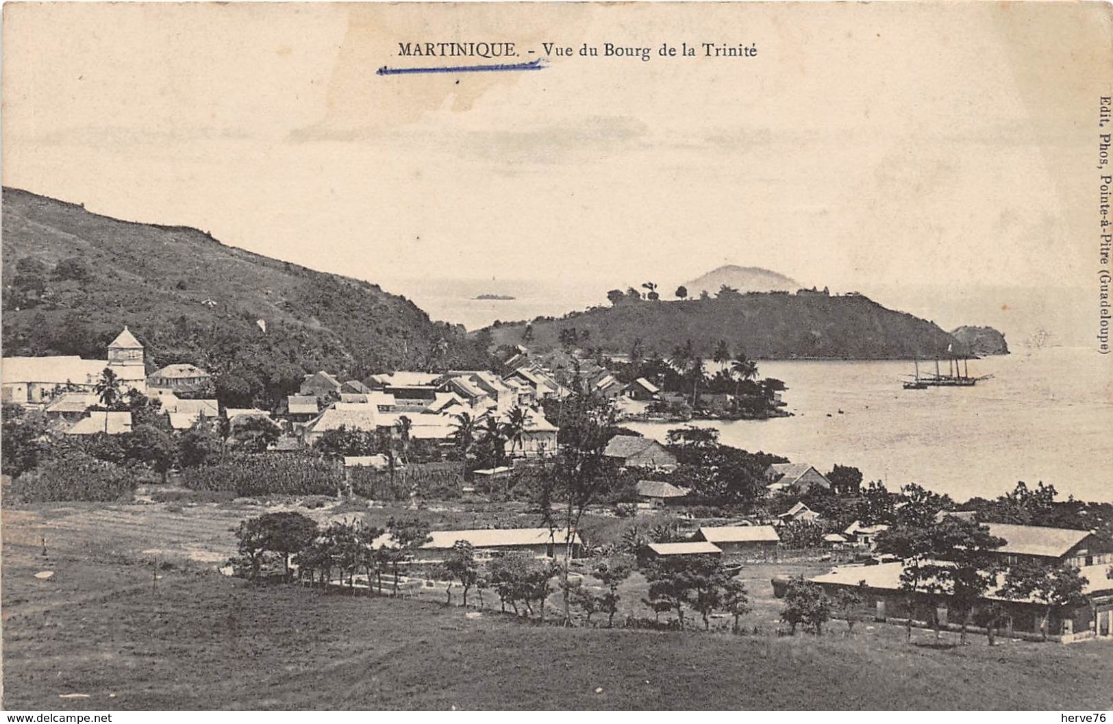 MARTINIQUE - Vue Du Bourg De La Trinité - La Trinite