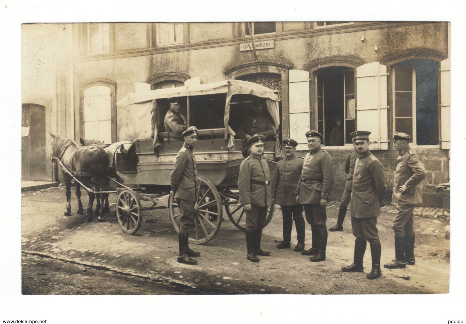 54 LEXY Superbe Carte Photo Allemande Police De La Vile ORT POLIZEI 1916 - Autres & Non Classés