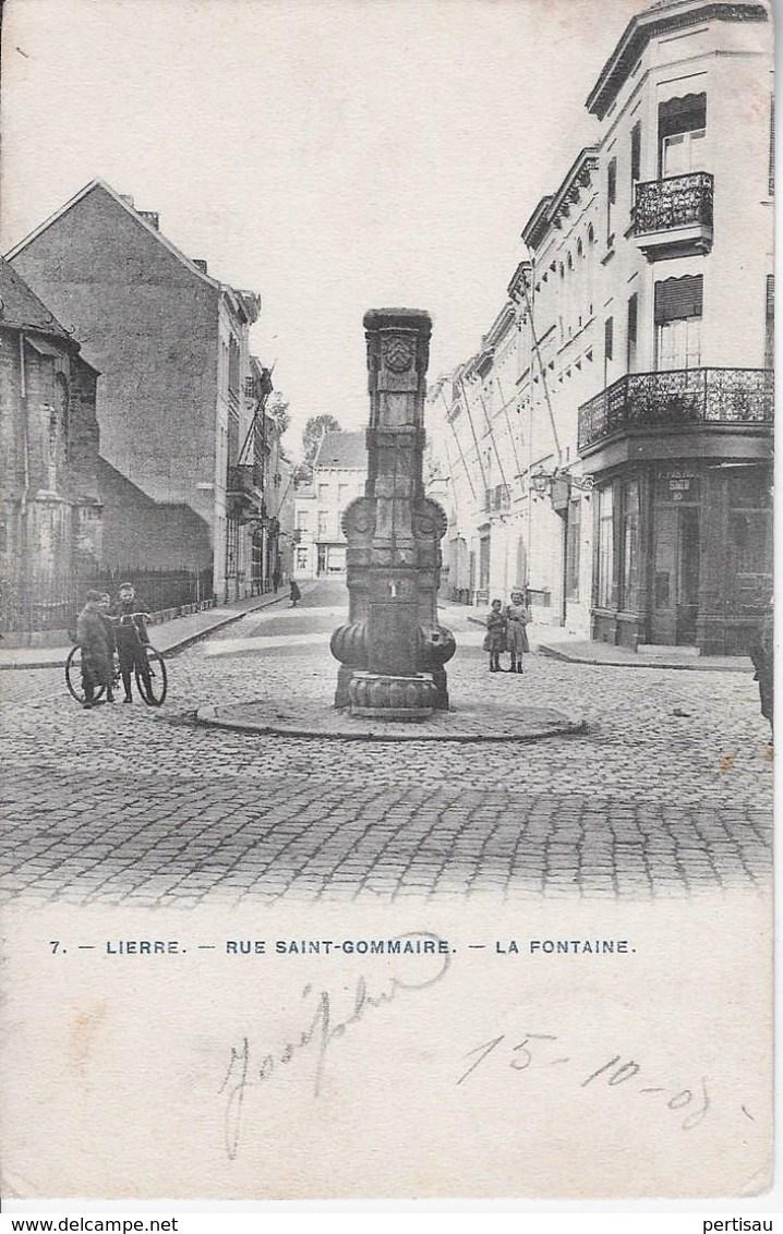 Fontein En Gommardstraat 1908 - Lier