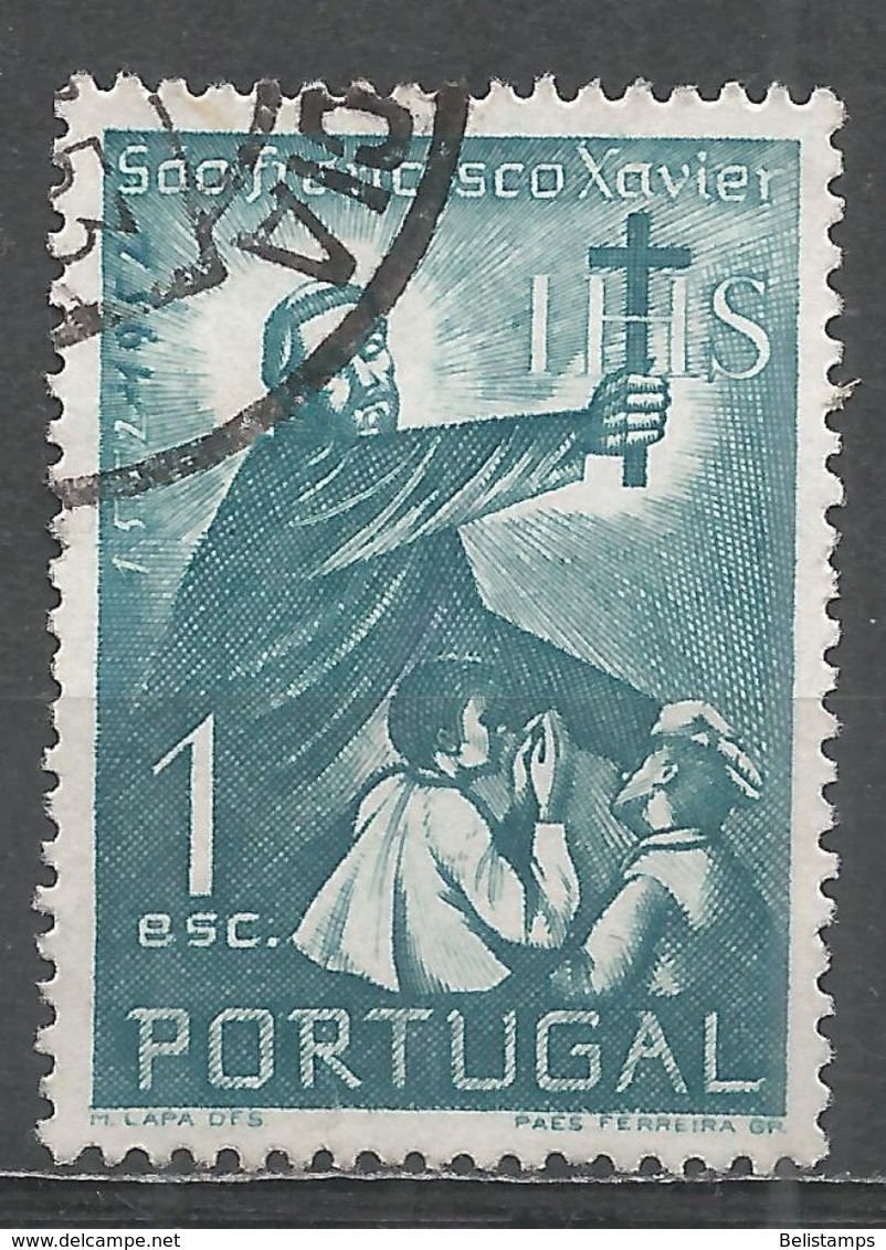 Portugal 1952. Scott #753 (U) 400th Anniv. Of The Death Of St. Francis Xavier - Oblitérés
