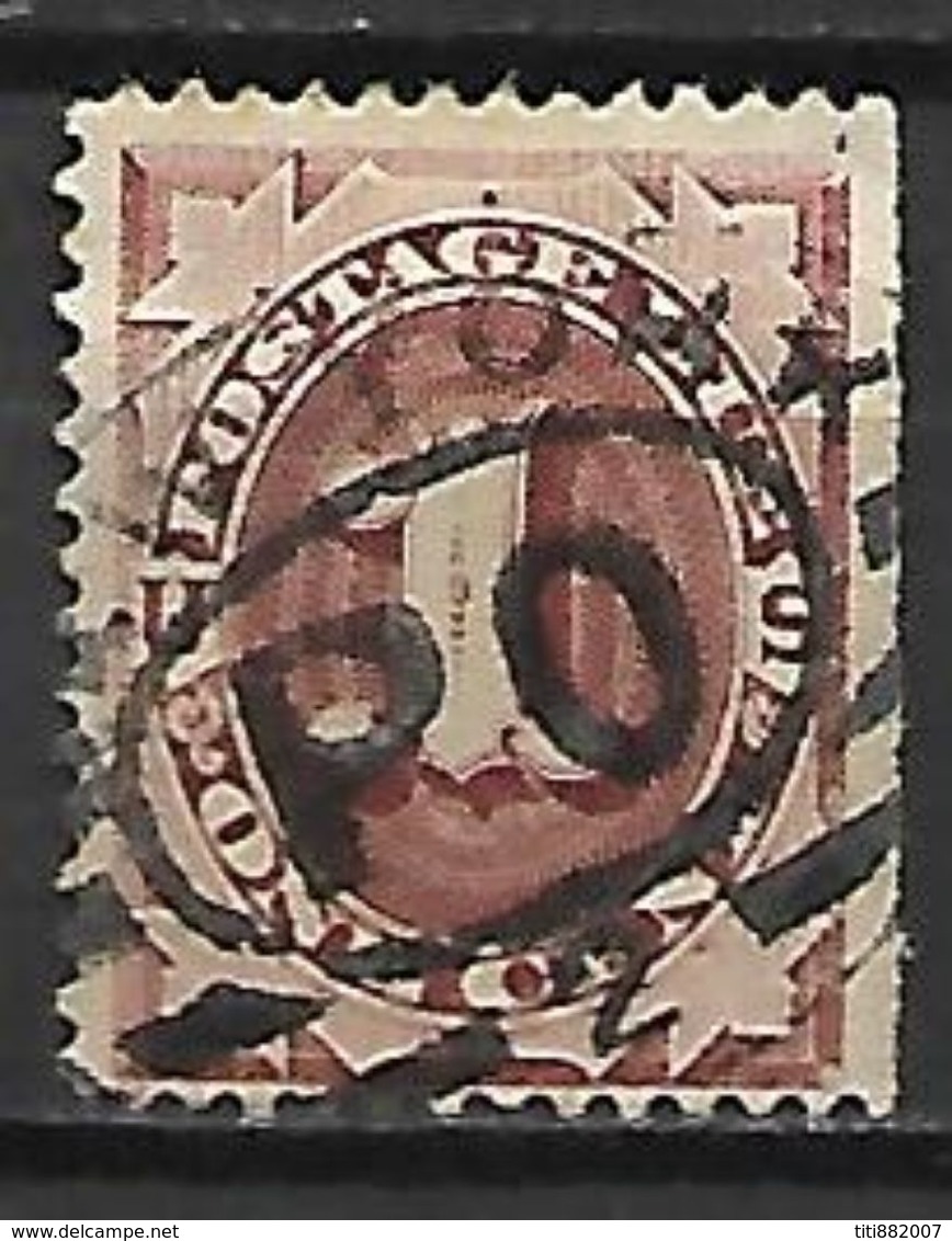 ETATS - UNIS   -   TAXE   -  1887 .   Y&T N° 8 Oblitéré . - Franqueo