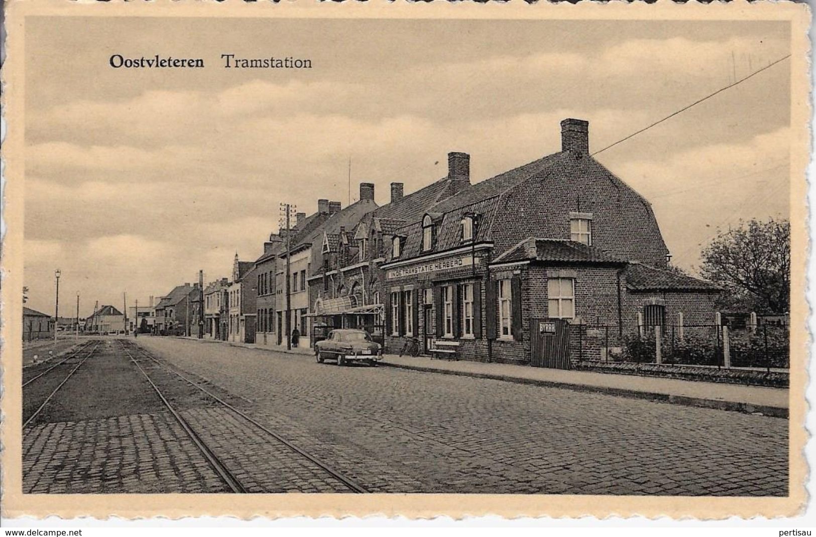 Tramstatie Fotokaart Oostvleteren - Vleteren