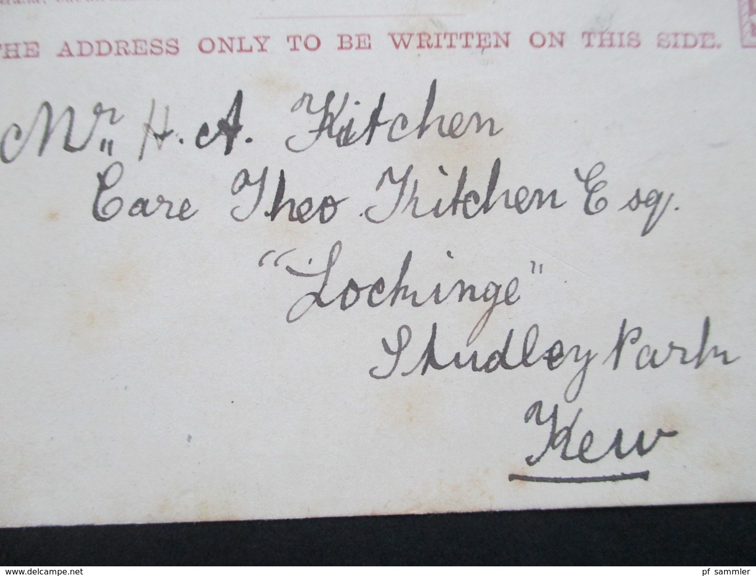 Australien 1889 Victoria GA Lockringe Studley Park Kew. Inhalt: Show You Our Eggs. Kitchen - Cartas & Documentos