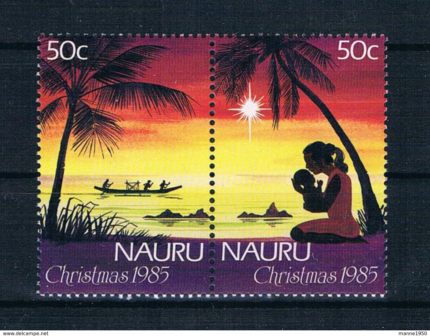 Nauru 1985 Weihnachten Mi.Nr. 310/11 Kpl. Satz ** - Nauru