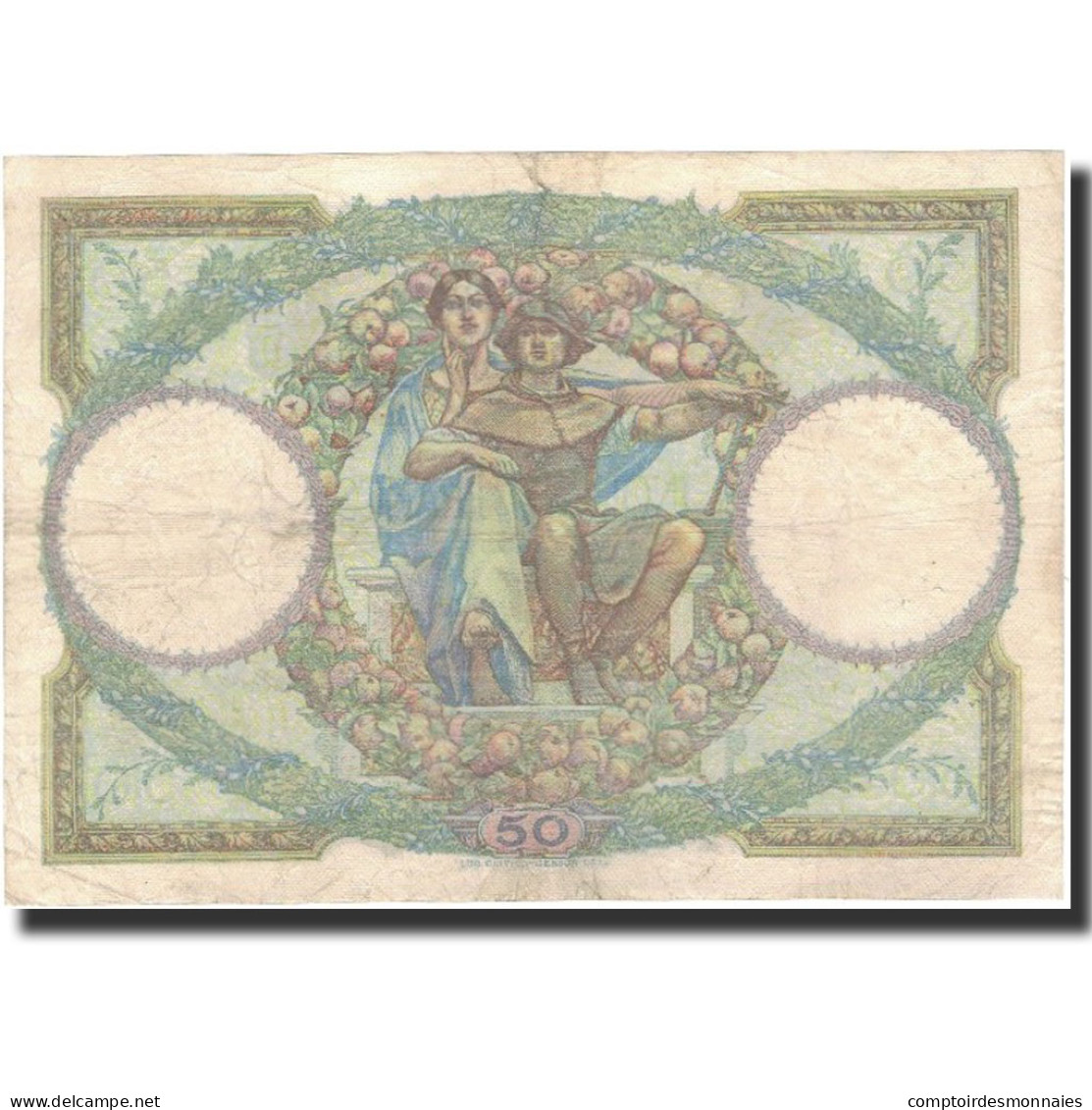 France, 50 Francs, 1927-10-11, TTB, Fayette:15.1, KM:77a - 50 F 1927-1934 ''Luc Olivier Merson''