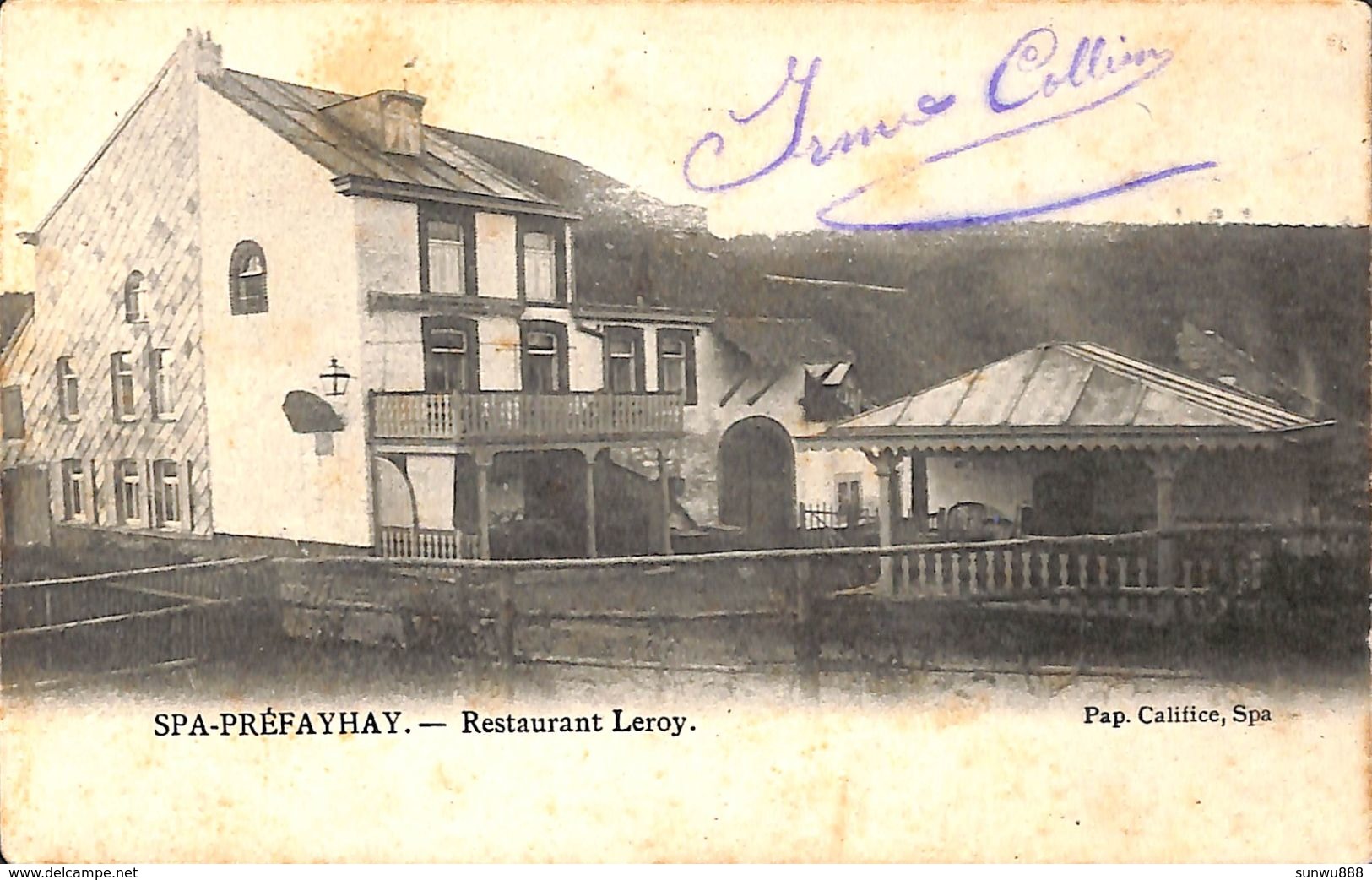 Spa Préfayhay - Restaurant LMeroy (Pap. Califice, 1907) - Spa