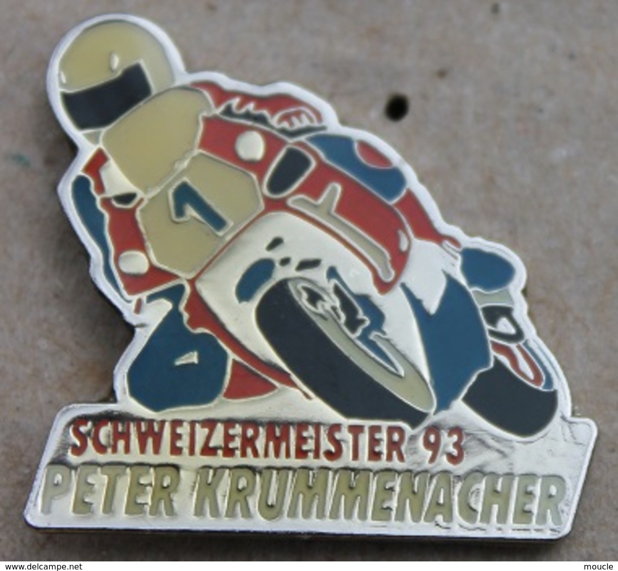 MOTO N°1 - MOTARD - CHAMPION SUISSE - SCHWEIZRMEISTER 93 - PETER KRUMMENACHER -      (18) - Motos