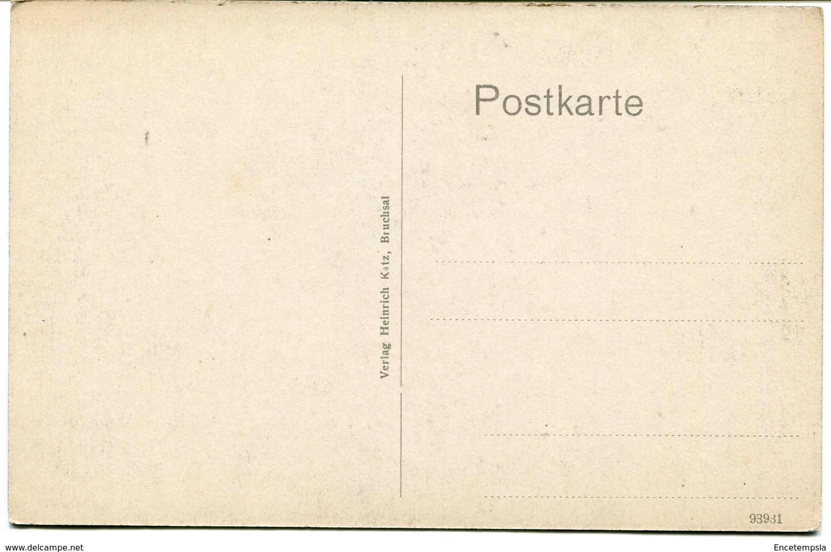 CPA - Carte Postale - DEUTSCHLAND- BRUSCHAL  - Klein- Venedig  ( Petite Venise)(CPV 446) - Bruchsal