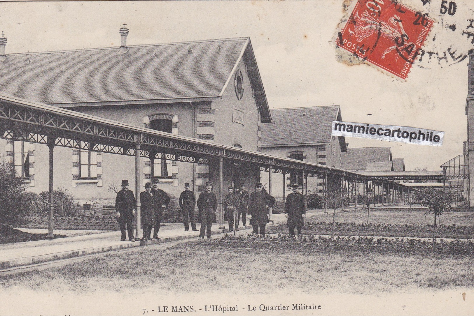 LE MANS - Sarthe - L'Hôpital, Le Quartier Militaire - Animée  - CPA - Le Mans