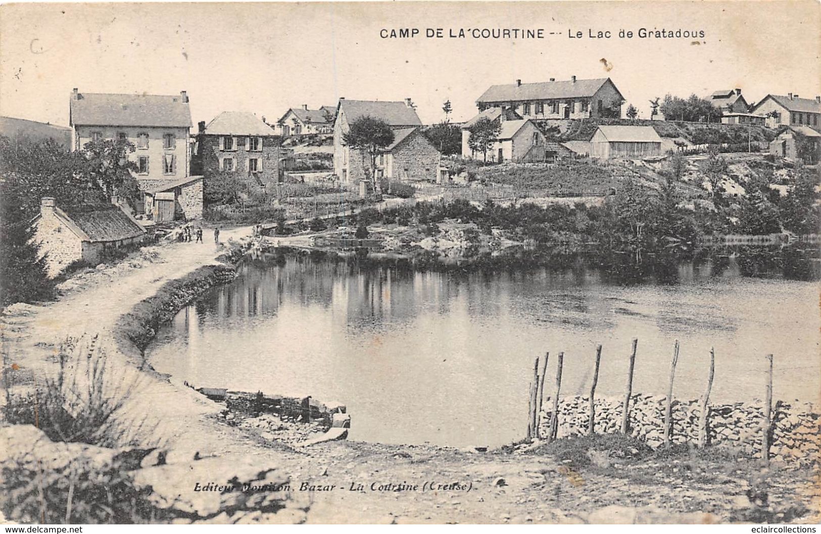 La Courtine        23      Le Lac De Gratadous   -  2 -  (voir Scan) - La Courtine