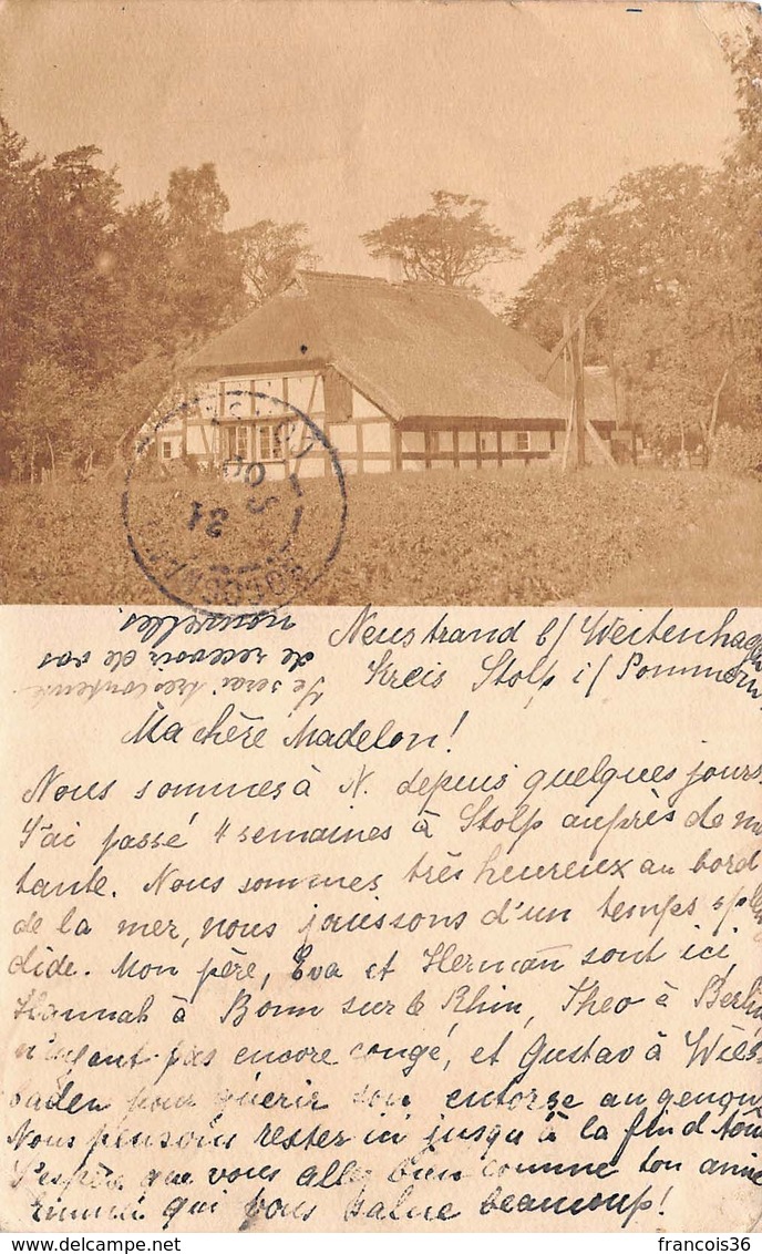 Carte Allemande - Ferme - Carte Envoyée De Weitenhagen - Autres & Non Classés