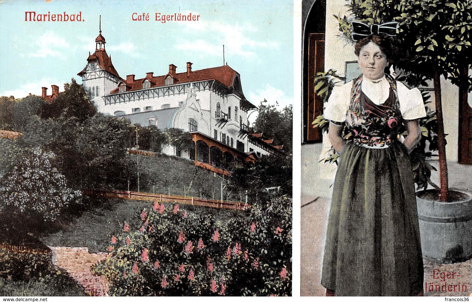 Tchéquie - Marienbad - Café Egerländer - Eger Länderin - Scènes Et Types - Repubblica Ceca