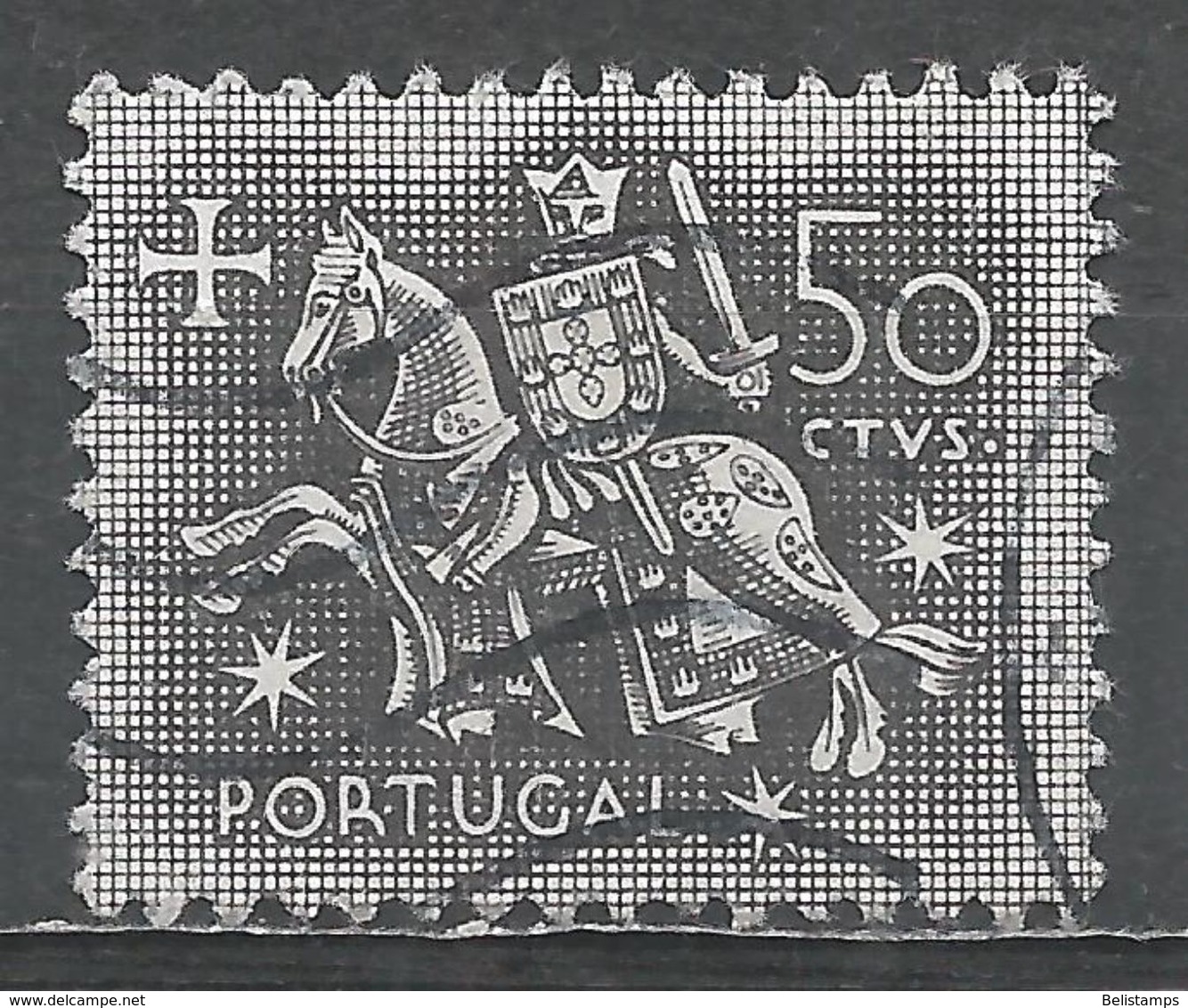 Portugal 1953. Scott #764 (U) Equestrian Seal Of King Diniz - Gebruikt