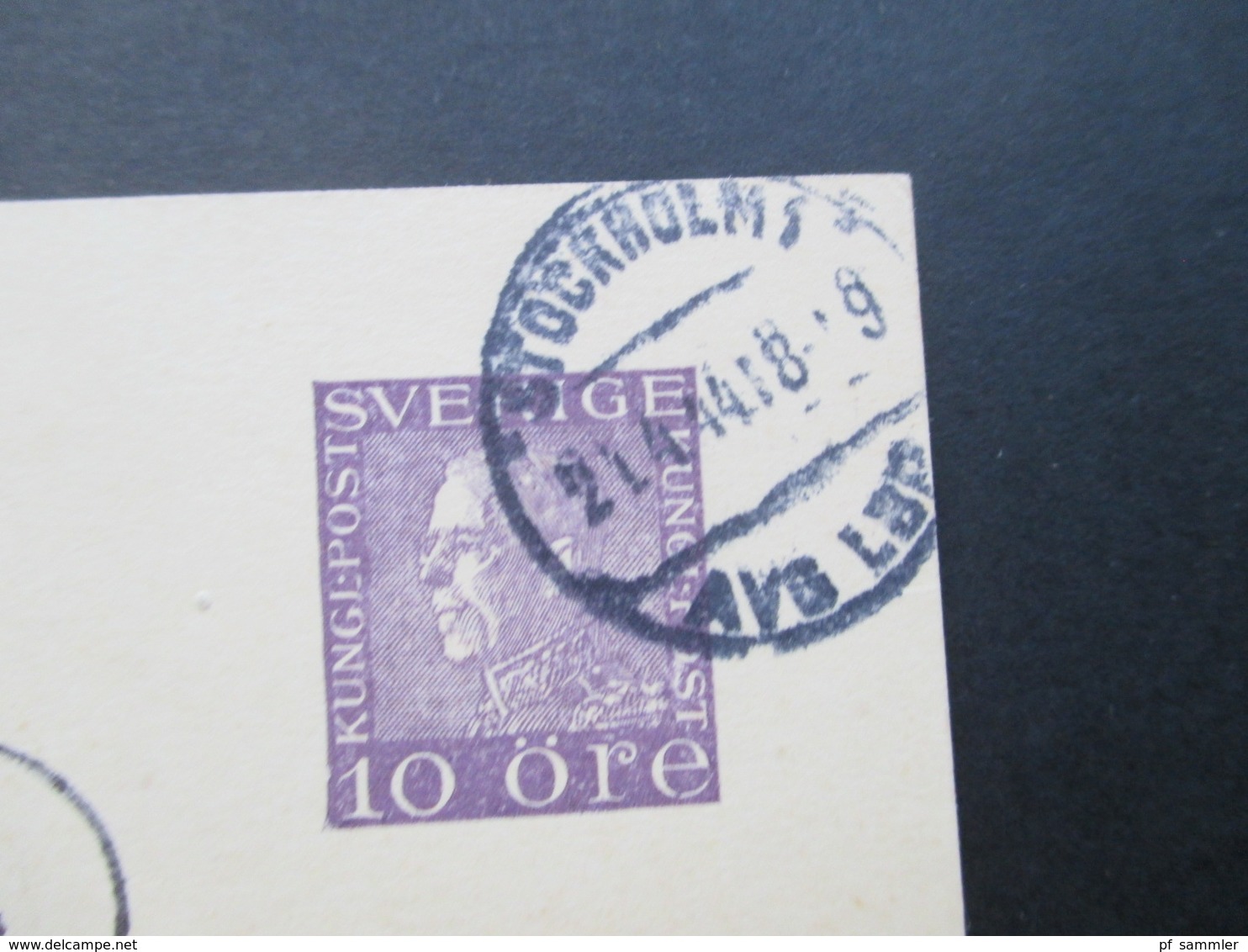 Schweden 1944 Ganusache Mit 2 Zusatzfrankaturen Von Stockholm Nach Asbach. Zensurpost. Lederabschleifmachine - Storia Postale