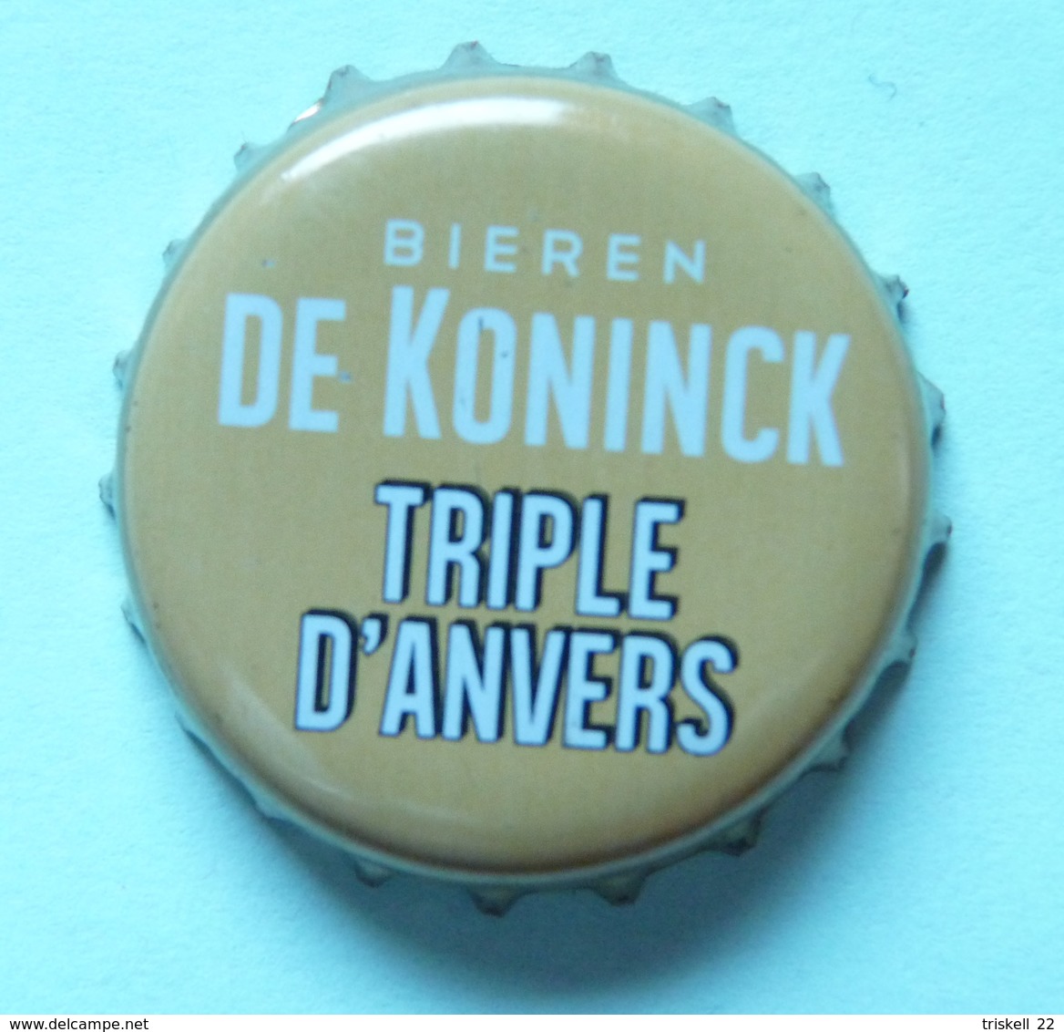 Bière De Koninck Triple D'Anvers  (parfait état - Pas De Trace De Décapsuleur) Beer - Cerveza - Birra - Cerveza