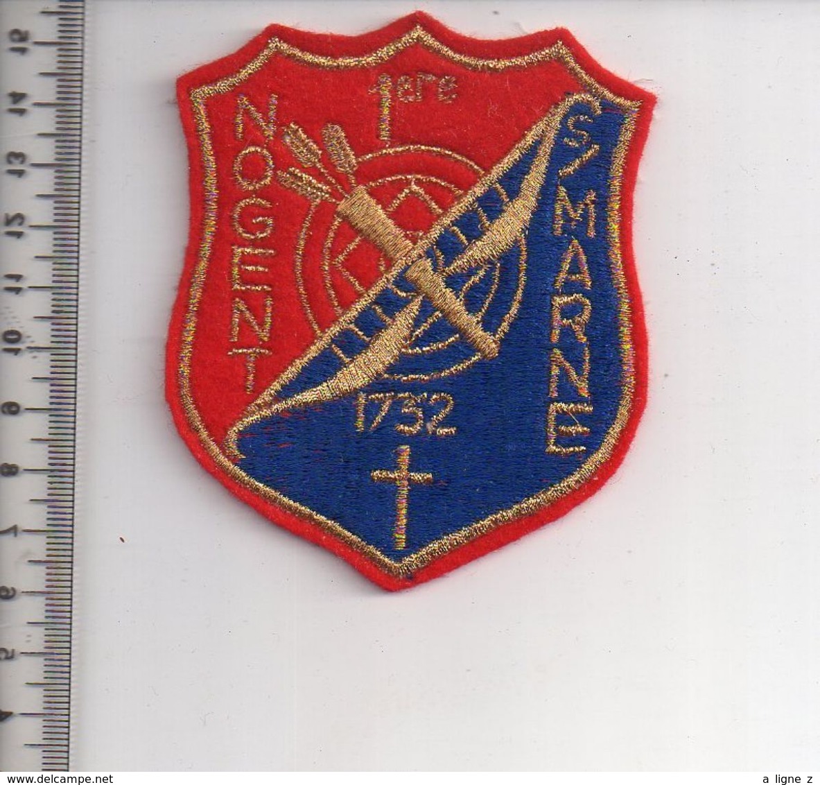 REF 10 : Écusson Patch Thème TIR A L'ARC Archerie Archer Arc Club NOGENT SUR MARNE - Bogenschiessen