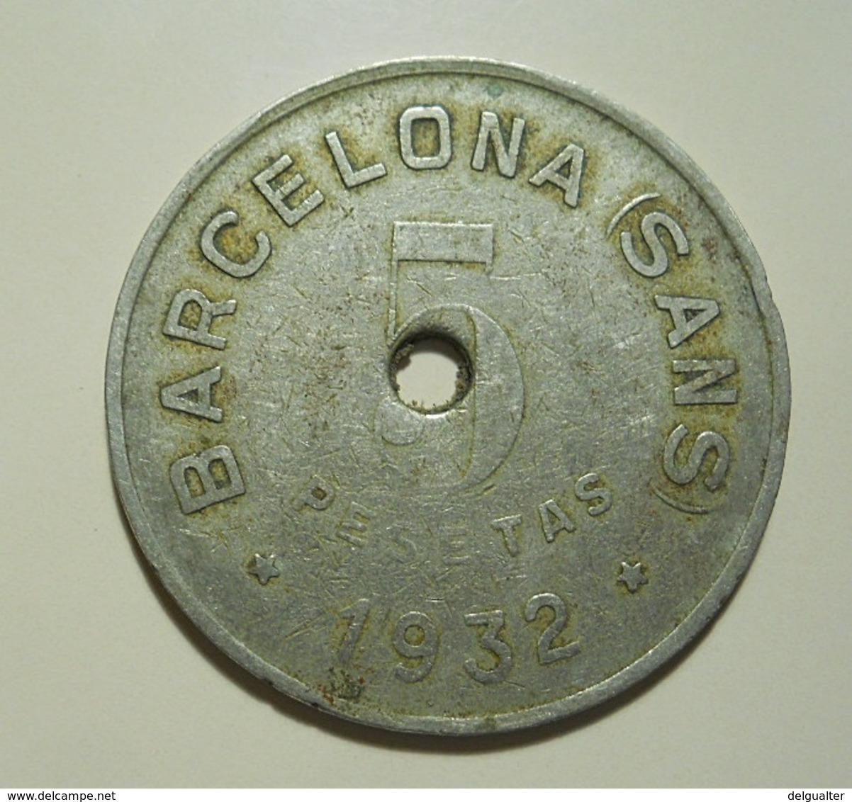 Token * La Nueva Actividad Obrera * Cooperativo * Barcelona (Sans) * 1932 * Holed - Professionnels/De Société