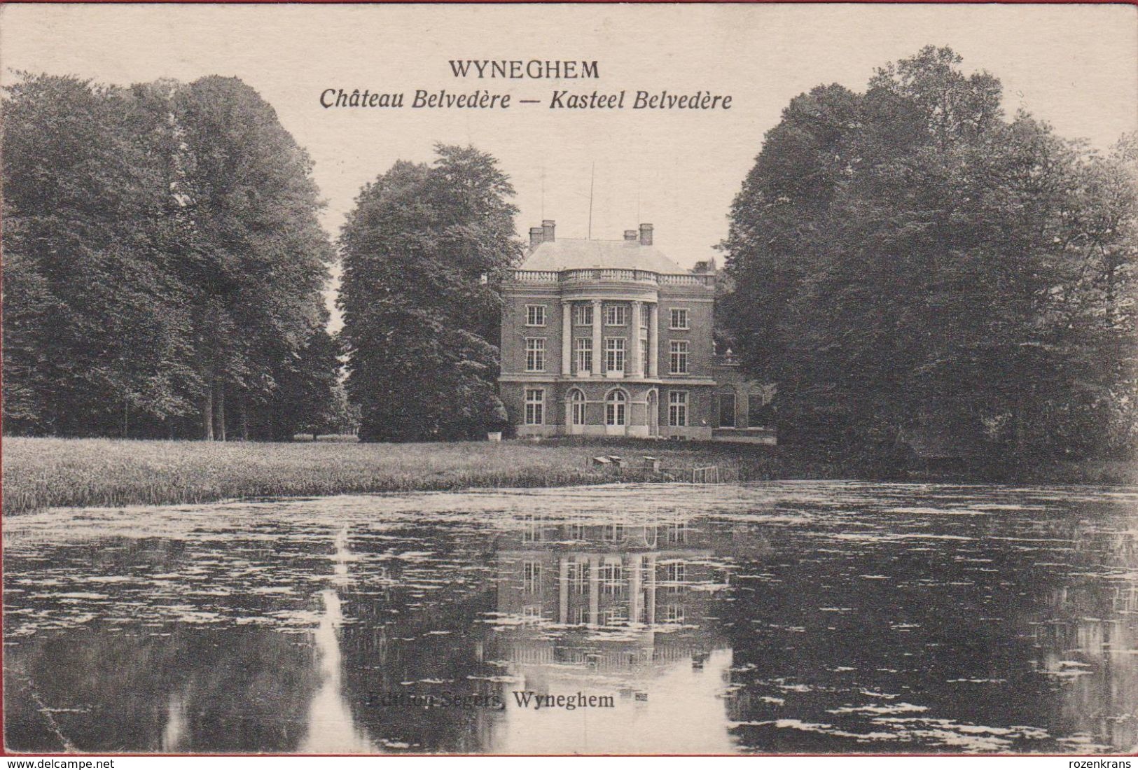 Wijnegem Wyneghem Chateau Belvedere Kasteel 1921 (Licht Kreukje) - Wijnegem