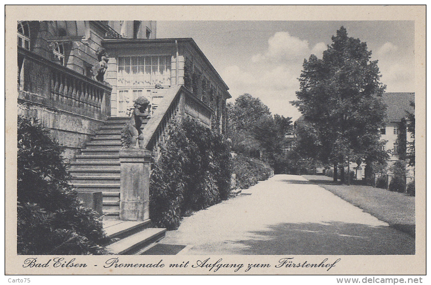 Allemagne - Bad Eilsen - Promenade Mit Aufgang Zum Fürstenhof - Schaumburg