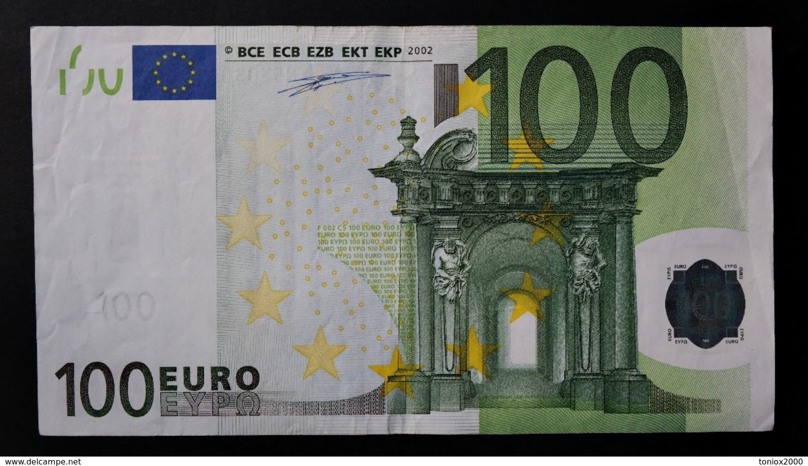 EURO . 100 Euro 2002 Duisenberg F002 N Austria - 100 Euro