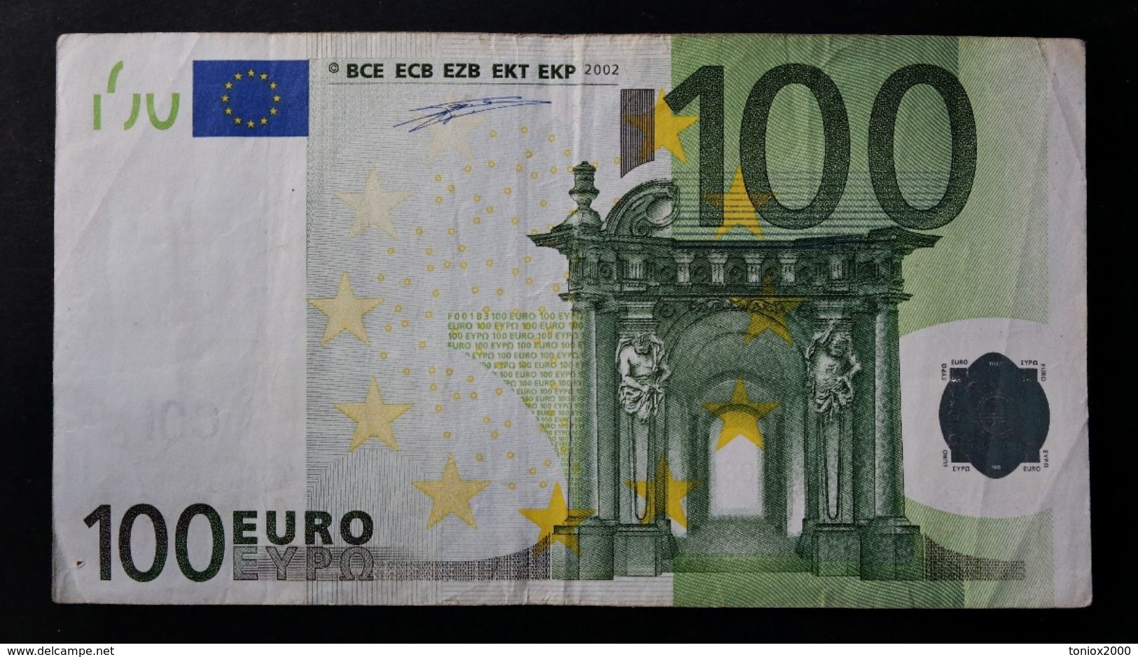 EURO . 100 Euro 2002 Duisenberg F001 N Austria - 100 Euro