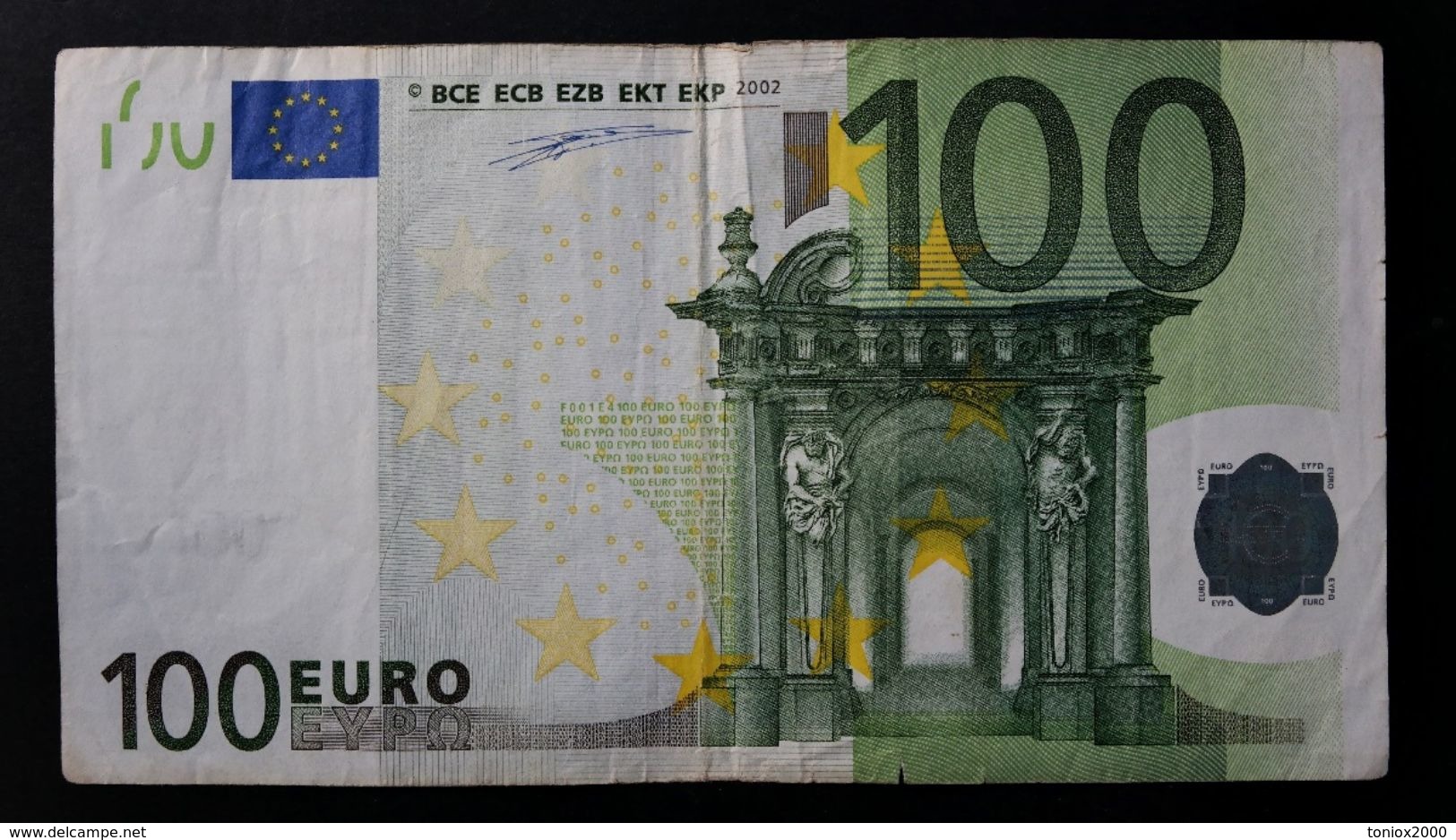 EURO . 100 Euro 2002 Duisenberg F001 N Austria - 100 Euro