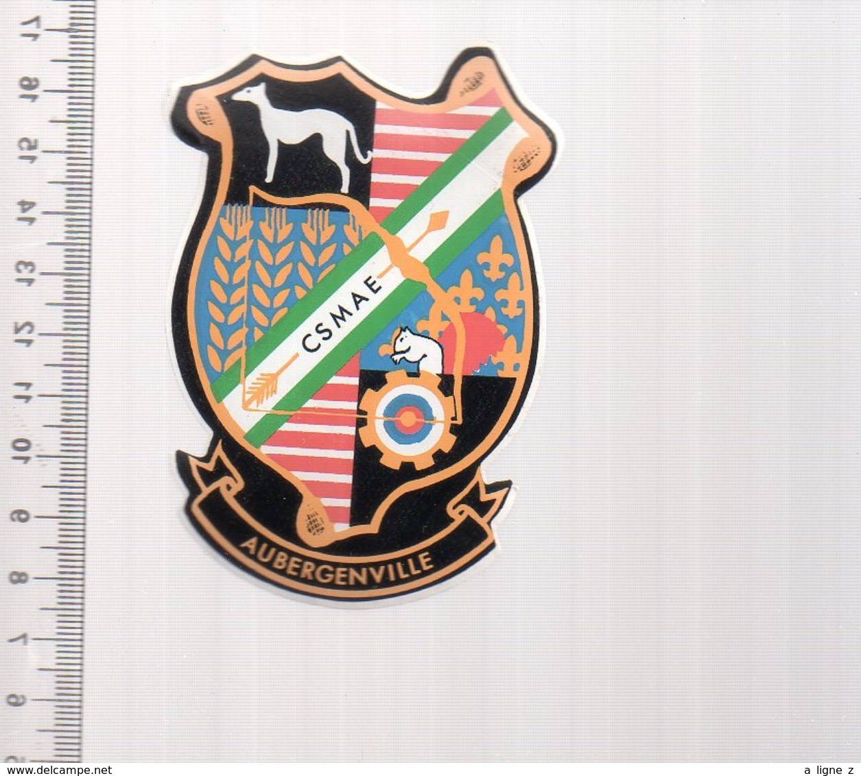 REF 10 : Autocollant Sticker Thème TIR A L'ARC Archerie Archer Compagnie Club Aubergenville - Tiro Al Arco