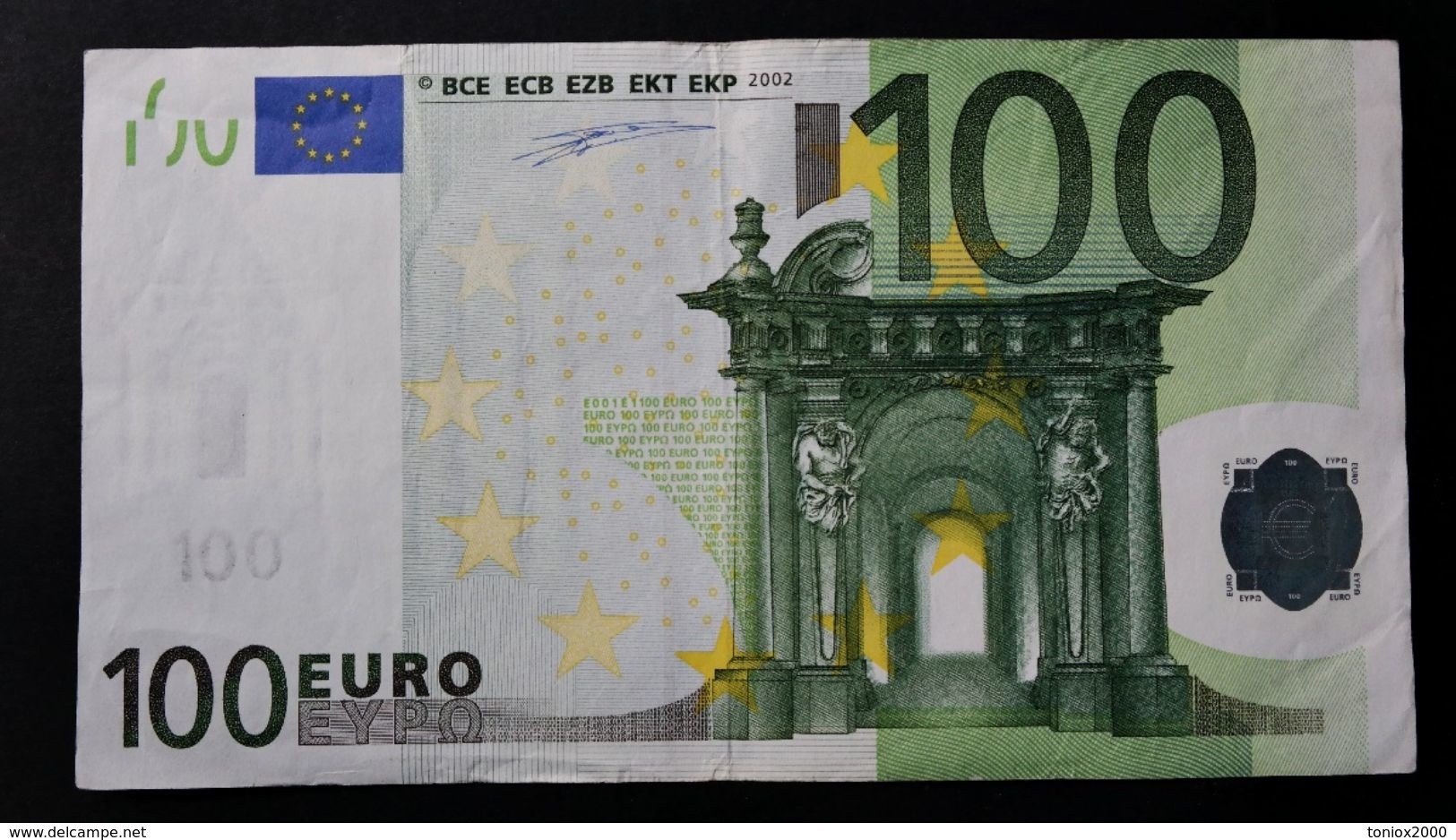 EURO . 100 Euro 2002 Duisenberg E001 U France - 100 Euro