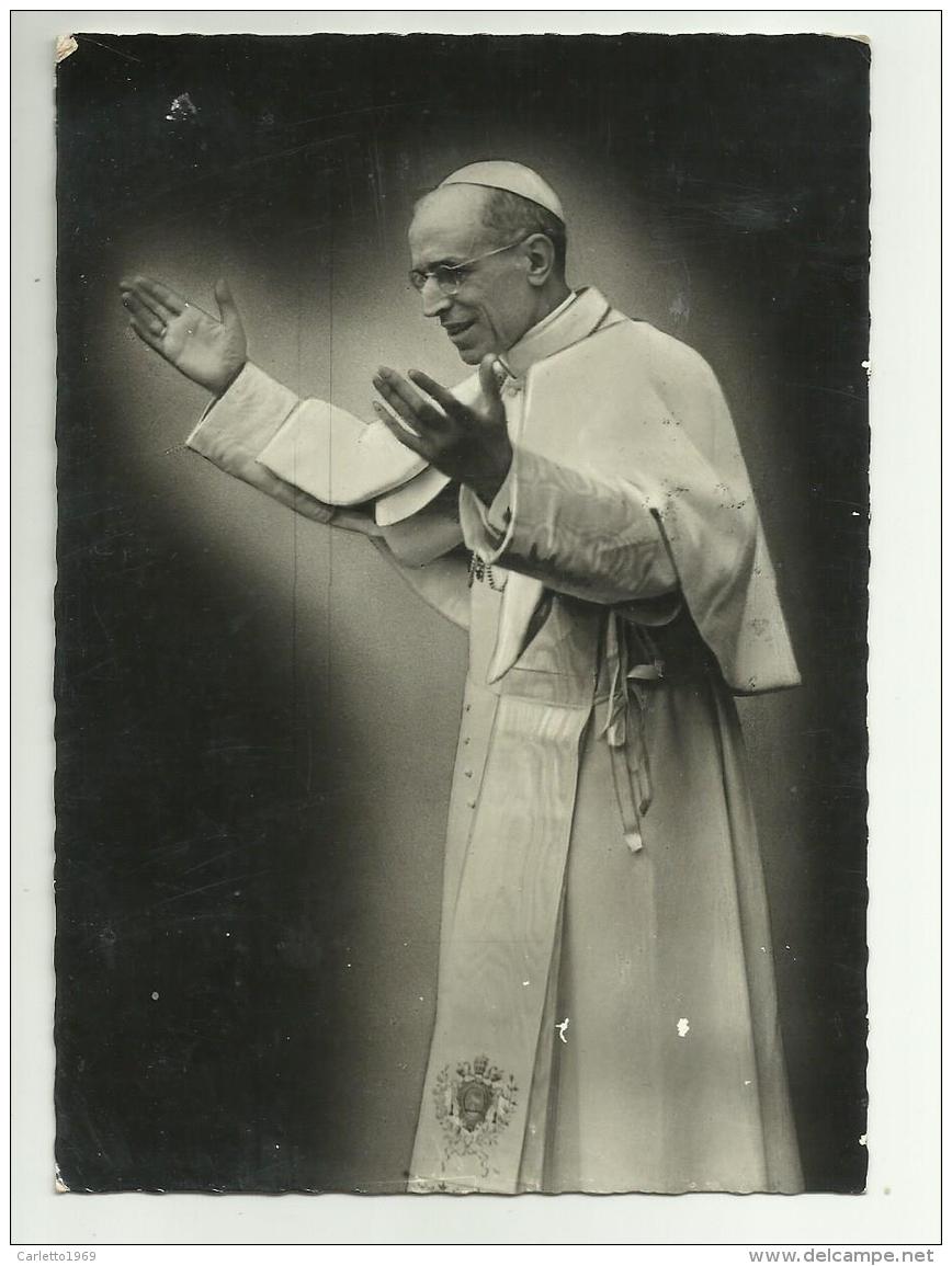 S.S. PIO XII - ROMA 1956  - VIAGGIATA FG - Popes
