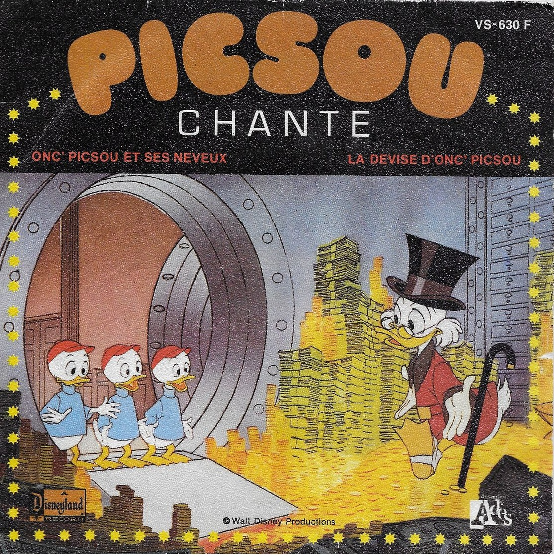 Vinyle 45t. SP *picsou Chante* - Children