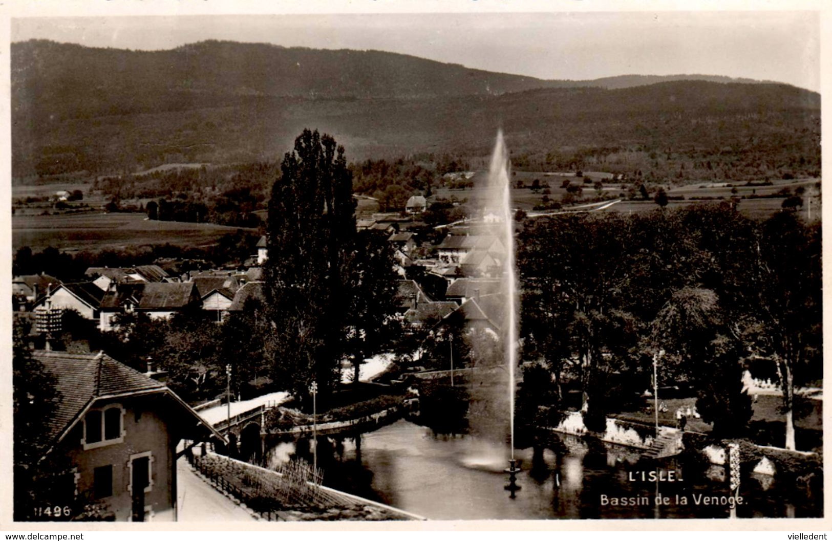 SUISSE - L'ISLE (Vaud) - Bassin De La Venoge - Cpsm De 1946  -2 Scans - L'Isle