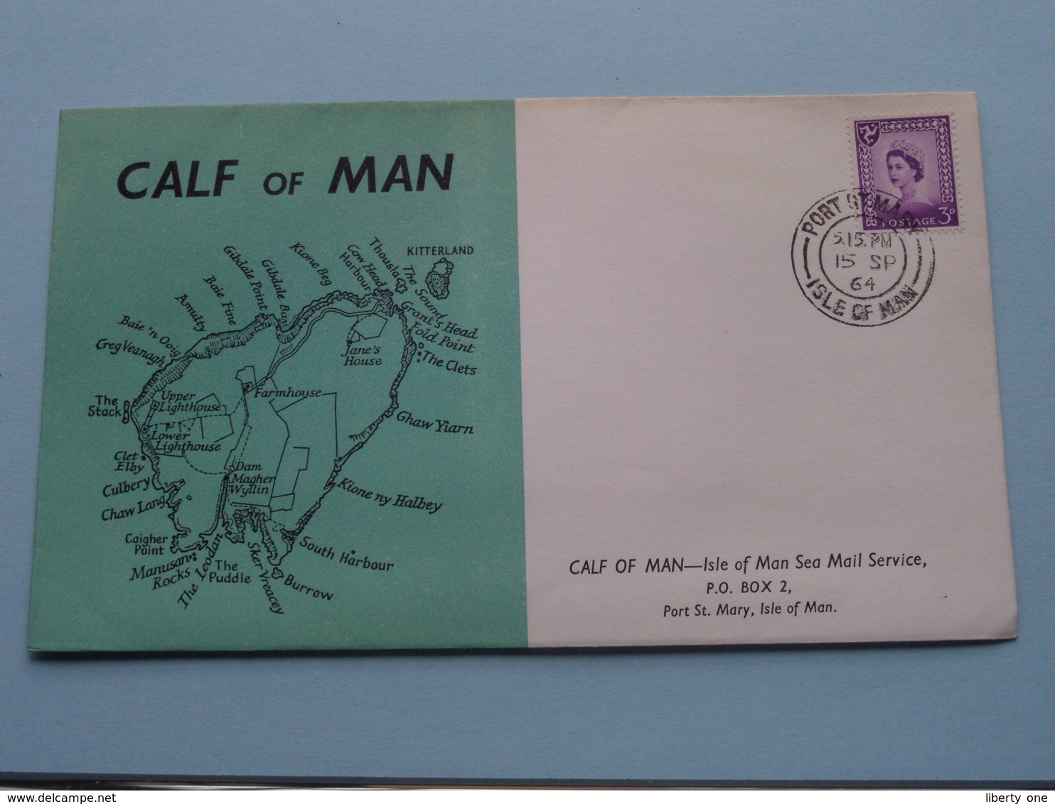 CALF Of MAN - ISLE Of MAN Sea Mail Service ( FDC ) EUROPA - 1964 ( See Photo's ) ! - Man (Eiland)