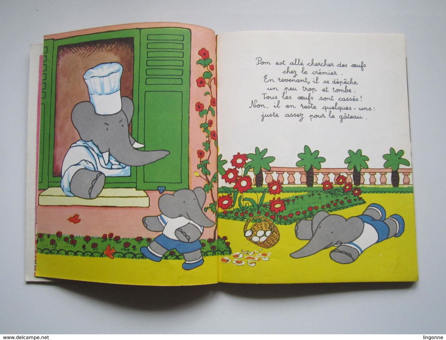 RARE BABAR PATISSIER - Laurent De Brunhoff - Les Albums Roses - 1971 Librairie Hachette - Autres & Non Classés